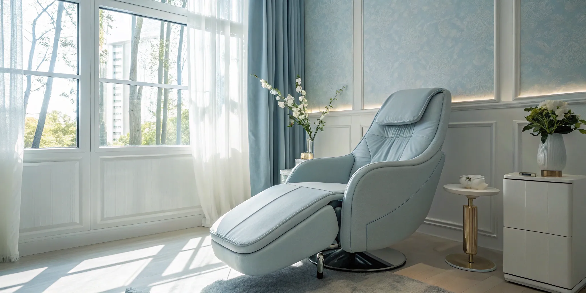 The Emsella chair, a pelvic floor treatment with a specific cost per session.