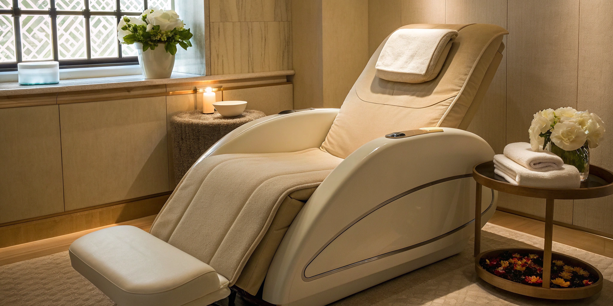 A clinic treatment chair where Morpheus 8 before and after transformations begin.